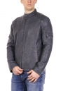 Мужская кожаная куртка из эко-кожи с воротником 8021855-4